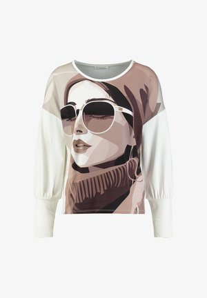 Key Largo, KEY LARGO LONGSLEEVE WLS LOUISE ROUND - T-shirt à manches longues - mocca brown