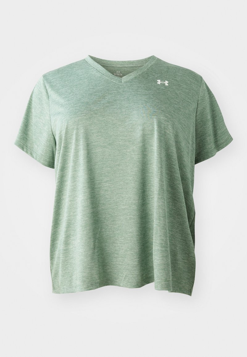 Under Armour TWIST - Športové tričko - silica green/white