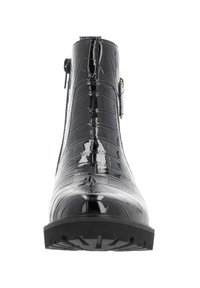 Remonte Bottines à plateau - lackschwarz