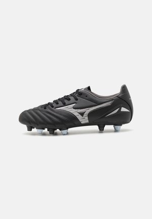 MORELIA NEO IV PRO MIX - Chaussures de football pour terrain gras - black/galaxy silver