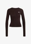 Long sleeved top - aurora coffee