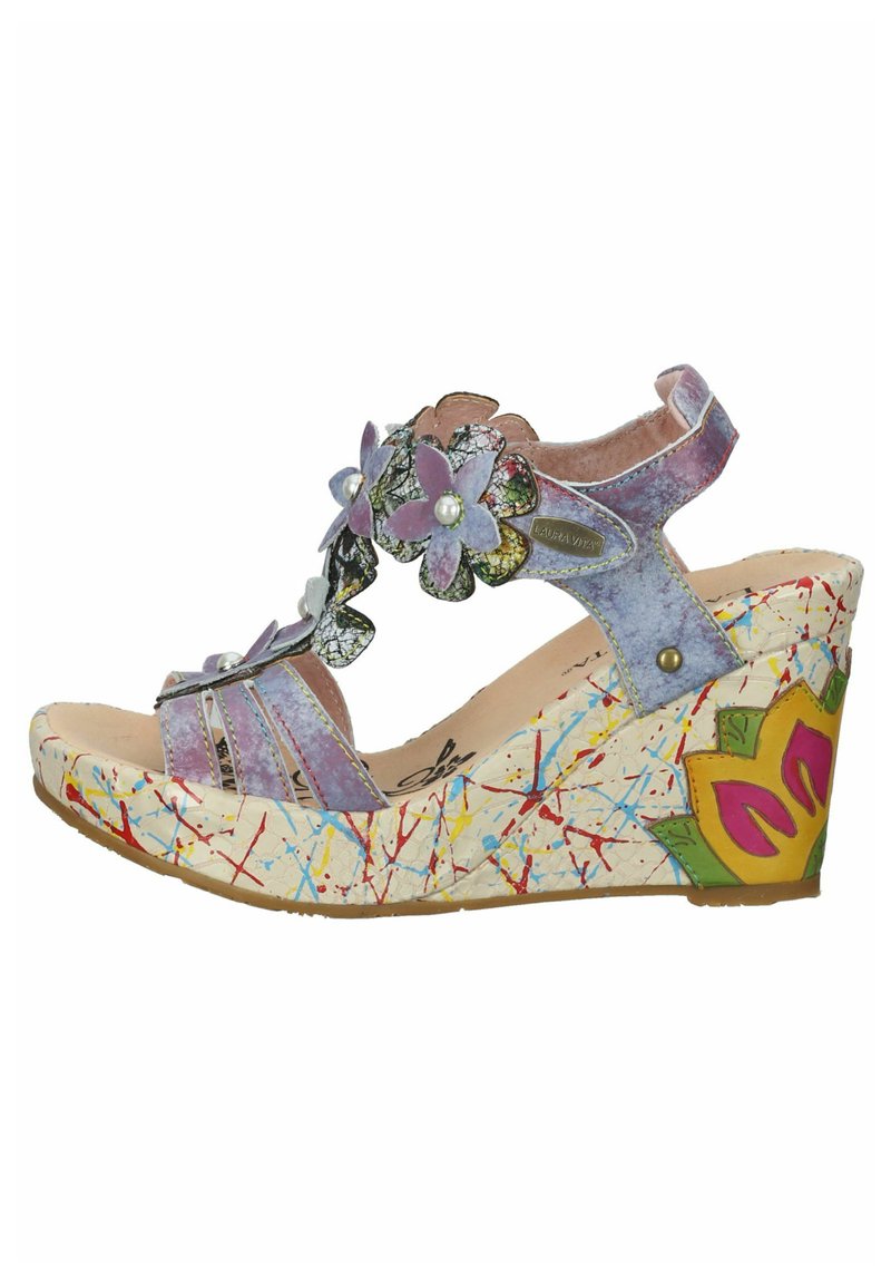 Damen Pumps | LAURA VITA Keilsandalettemauve - LZ12798 Damen Pumps | LAURA VITA Keilsandalettemauve - LZ12798