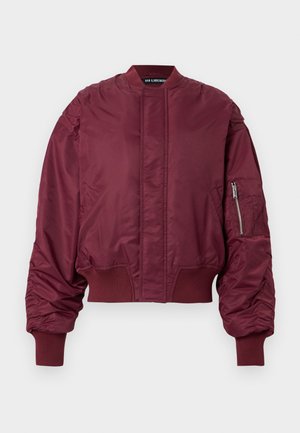 OVERSIZED PADDED JACKET - Blusão aviador - burgundy