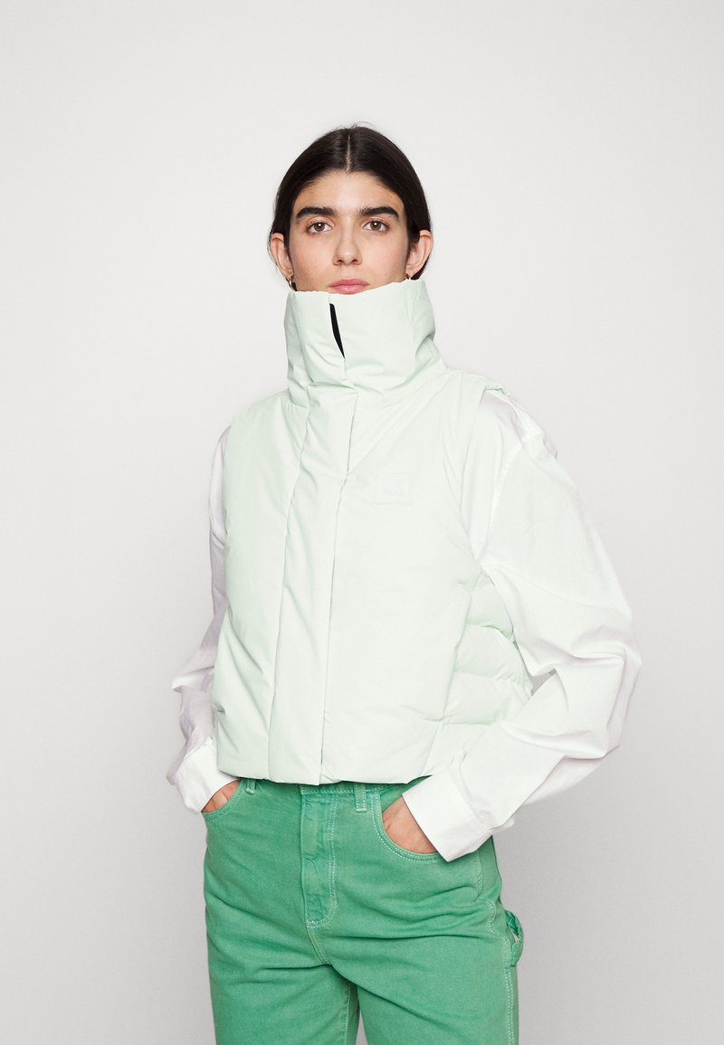 Rains LOOP VEST Veste sans manches mineral/vert clair ZALANDO.FR