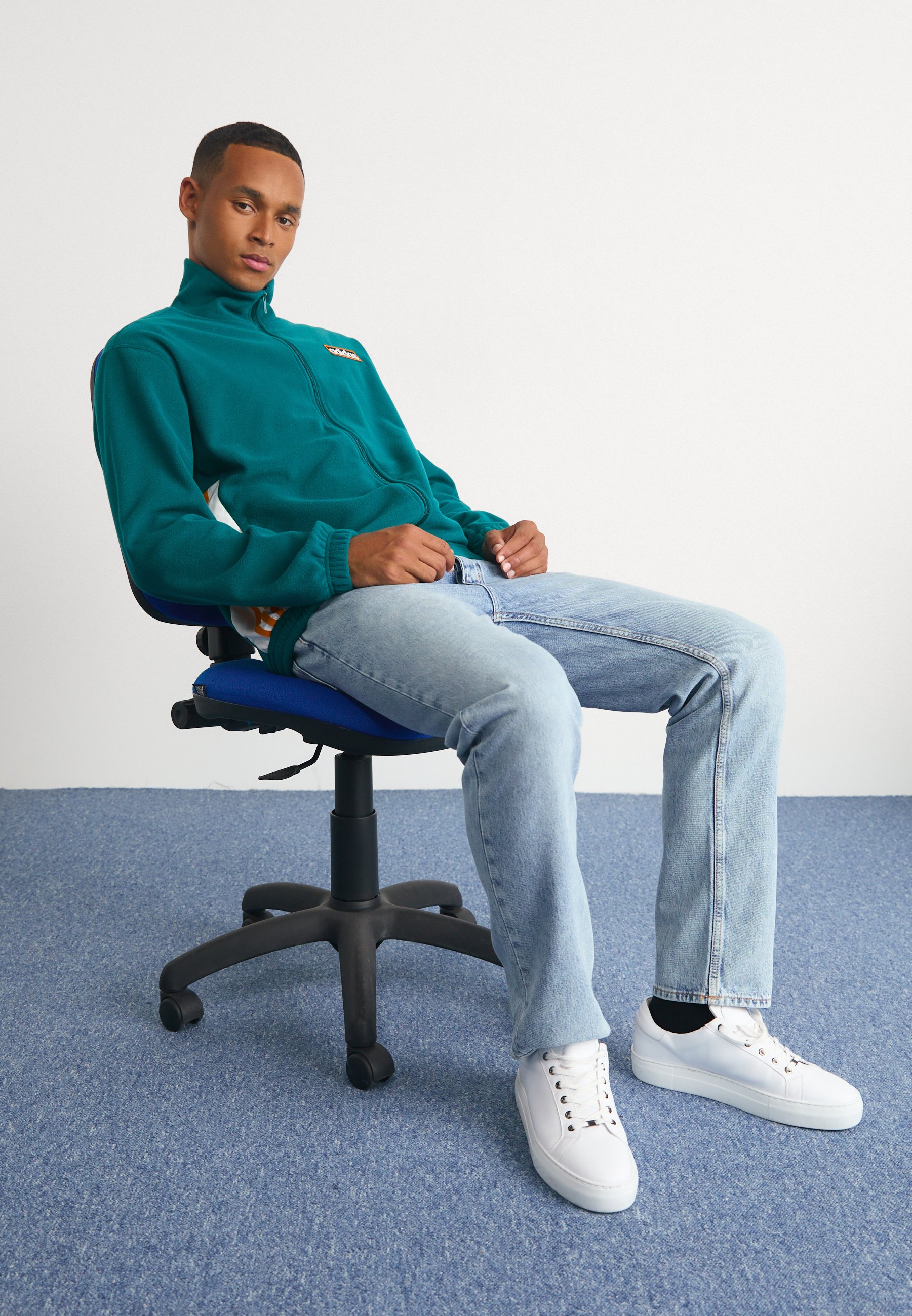 adidas Originals ADIBREAK - Fleece jacket - legacy teal/turquoise