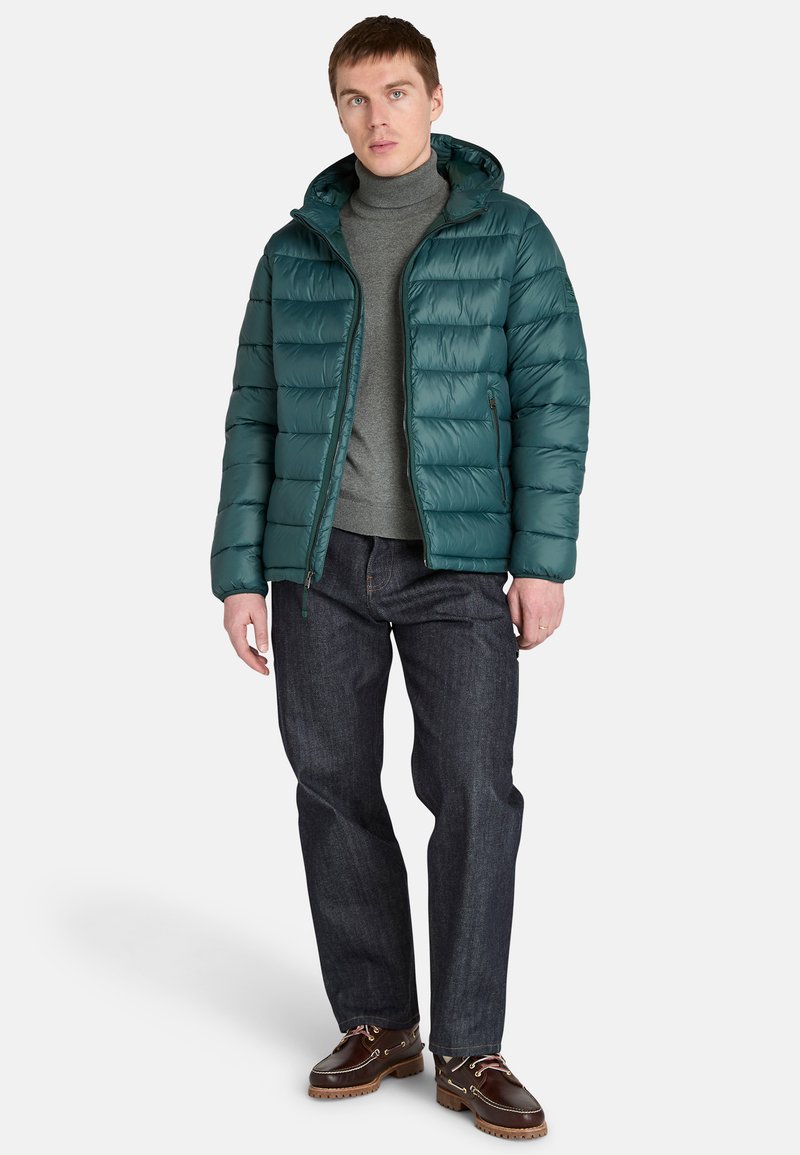 Timberland PUFFER - Zimní bunda - dark green