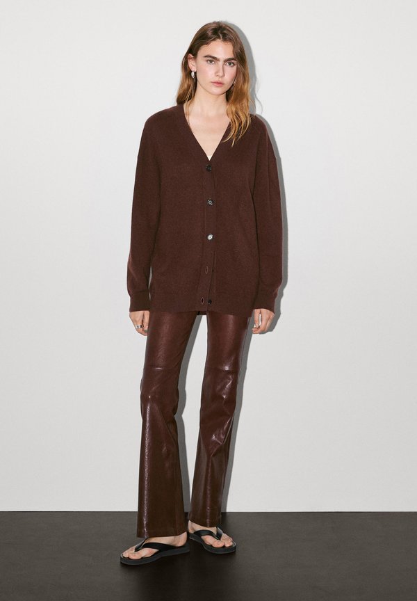 V-NECK - Cardigan - bordeaux - Main Image