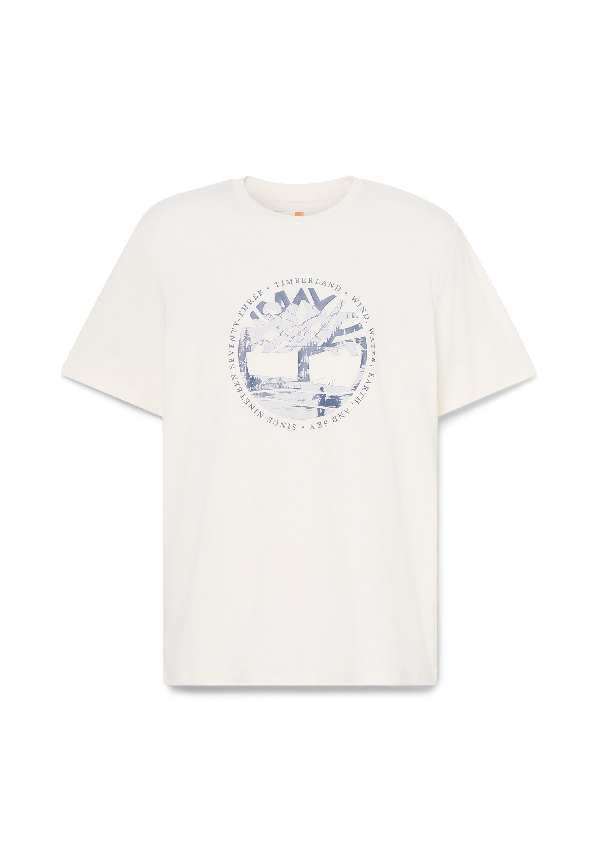 Timberland TREE LOGO LAKE HOUSE GRAPHIC TEE - Triko s potiskem - natural