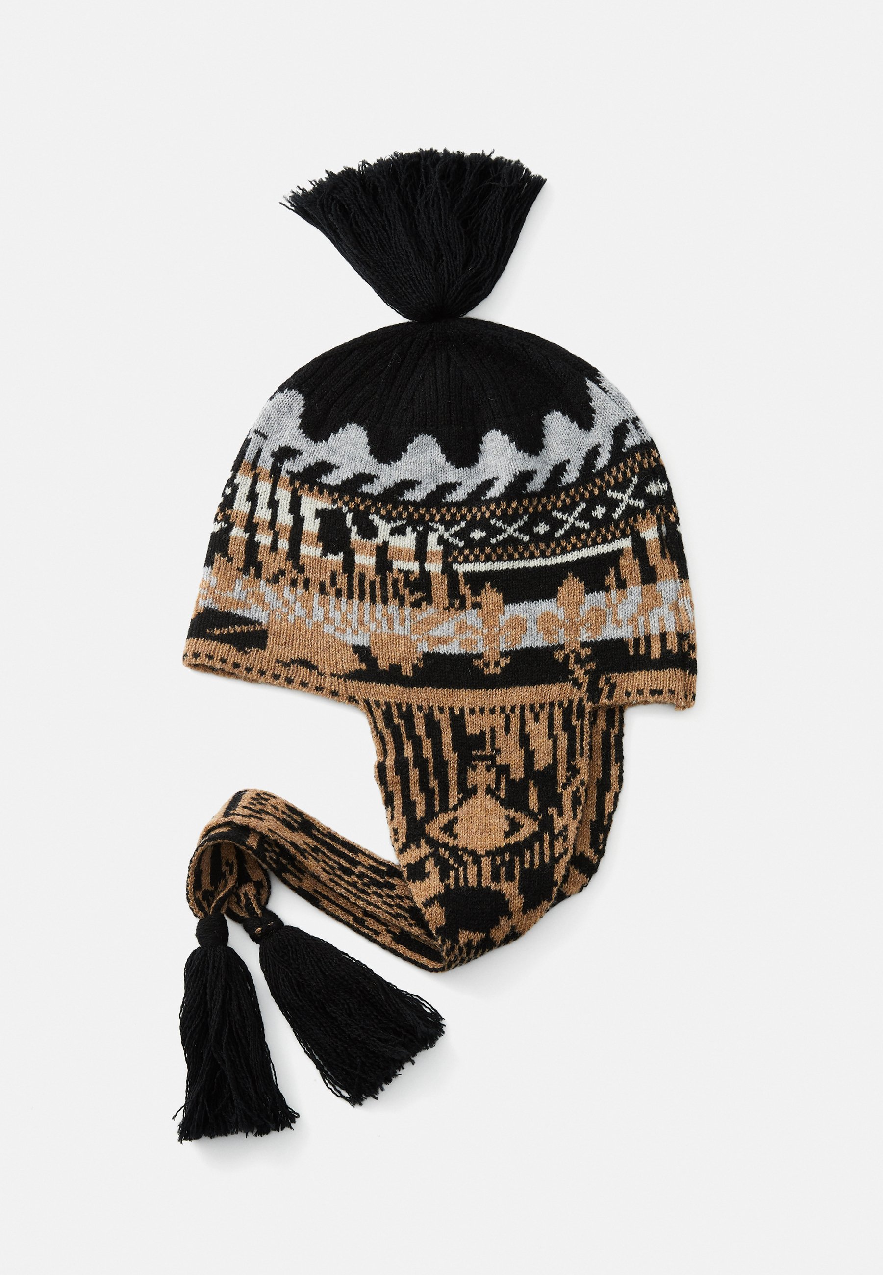 Vivienne Westwood HAT FLAP EARS UNISEX - Beanie - camel - Zalando 