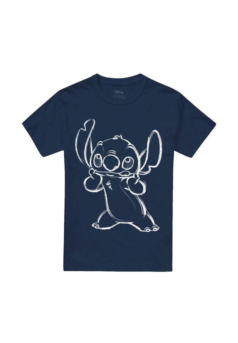 Disney T-shirt print donkerblauw