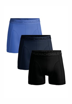 3-PACK  SOLID - Trunks - black blue