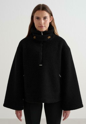 PILE - Pulover din fleece - black