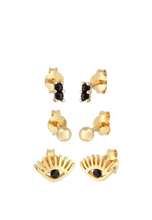 EYE 3 PACK BASIC - Earrings - gold-coloured