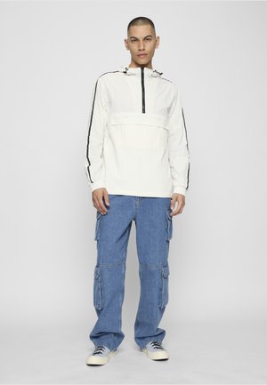 Urban Classics, CRINKLE NYLON PULL OVER  - Windbreaker - white/black