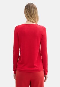 TOM TAILOR Strickpullover - crimson