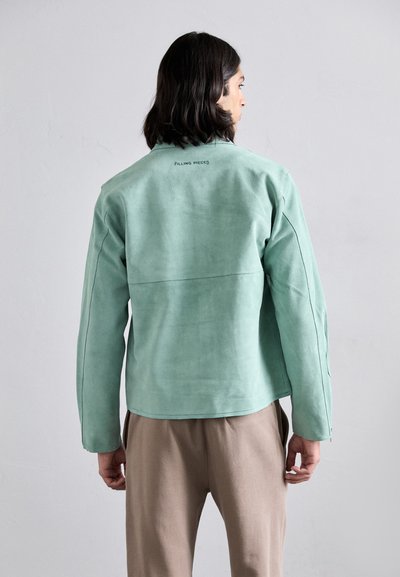 Filling Pieces JACKET - Giacca di pelle - green