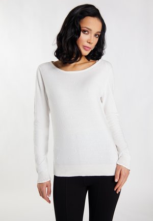 NASCITA - Strickpullover - wollweiss