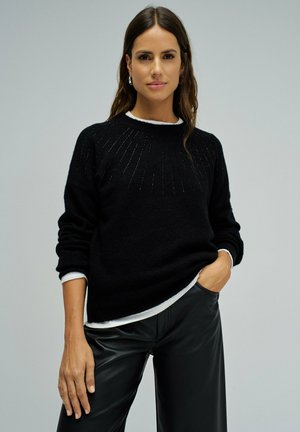REGULAR - Jersey de punto - schwarz