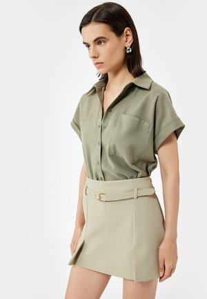 Koton, CROP  - Hemdbluse - khaki