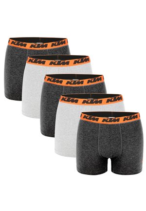 KTM 5 PACK - Kurze Boxershorts - dark grey   light grey