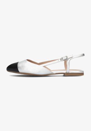 Unisa ASLEY - Slingback ballerina´s - zilver