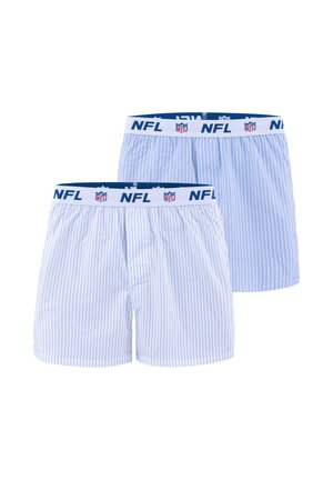 SHIELD STRIPE 2ER PACK - Boxershorts - lbl/wht