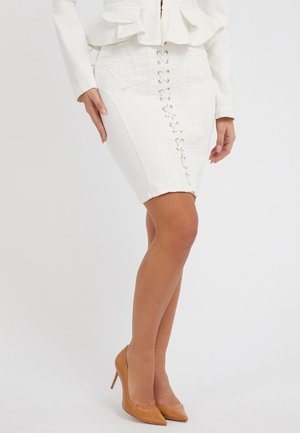 Jupe crayon - white