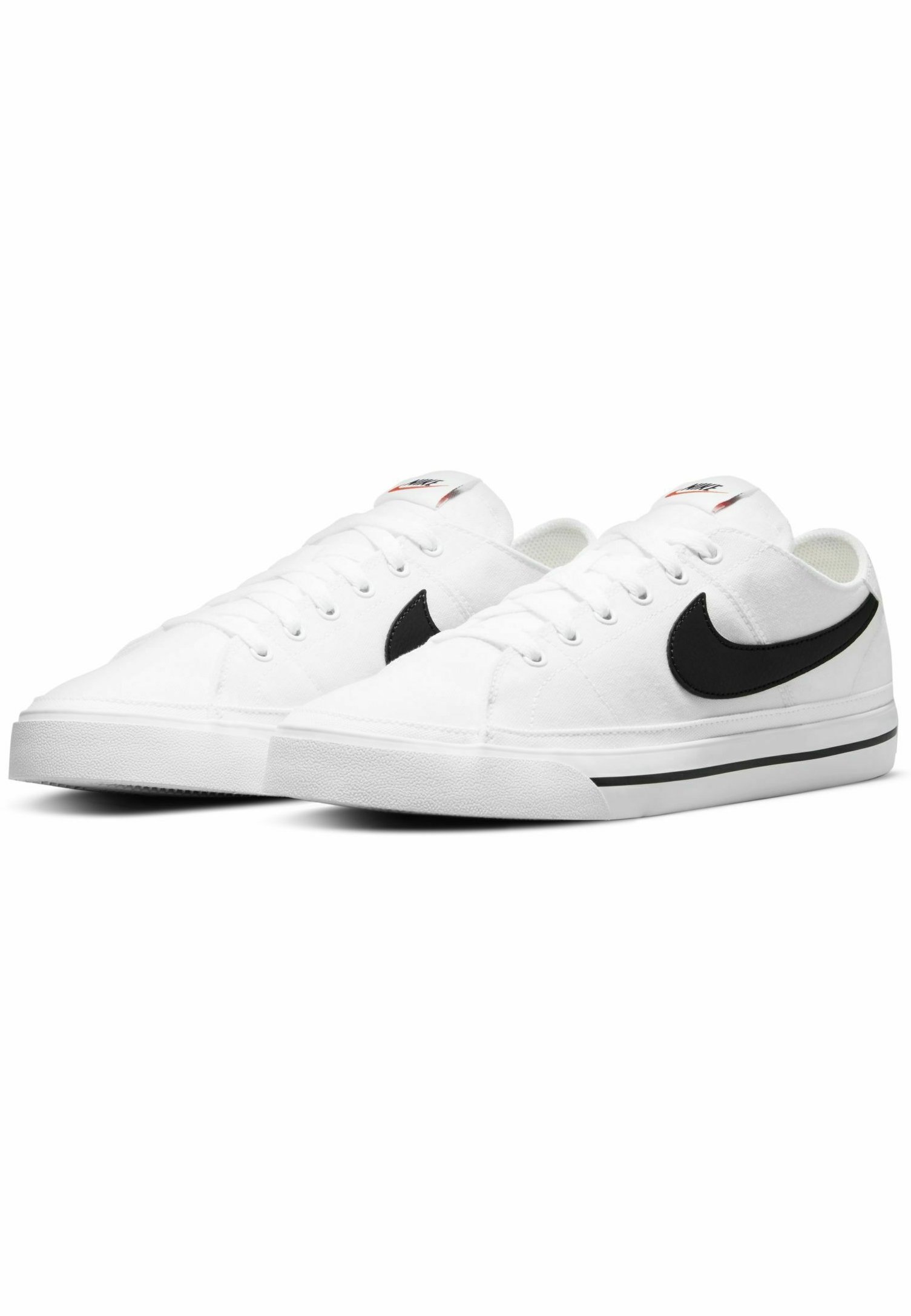 Nike Sportswear COURT LEGACY - Sneaker low - white/black/weiß - Zalando.de