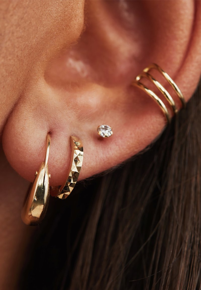 Isabel Bernard 14 Karat Gold Ohrringe Gold Goldfarben Zalando De