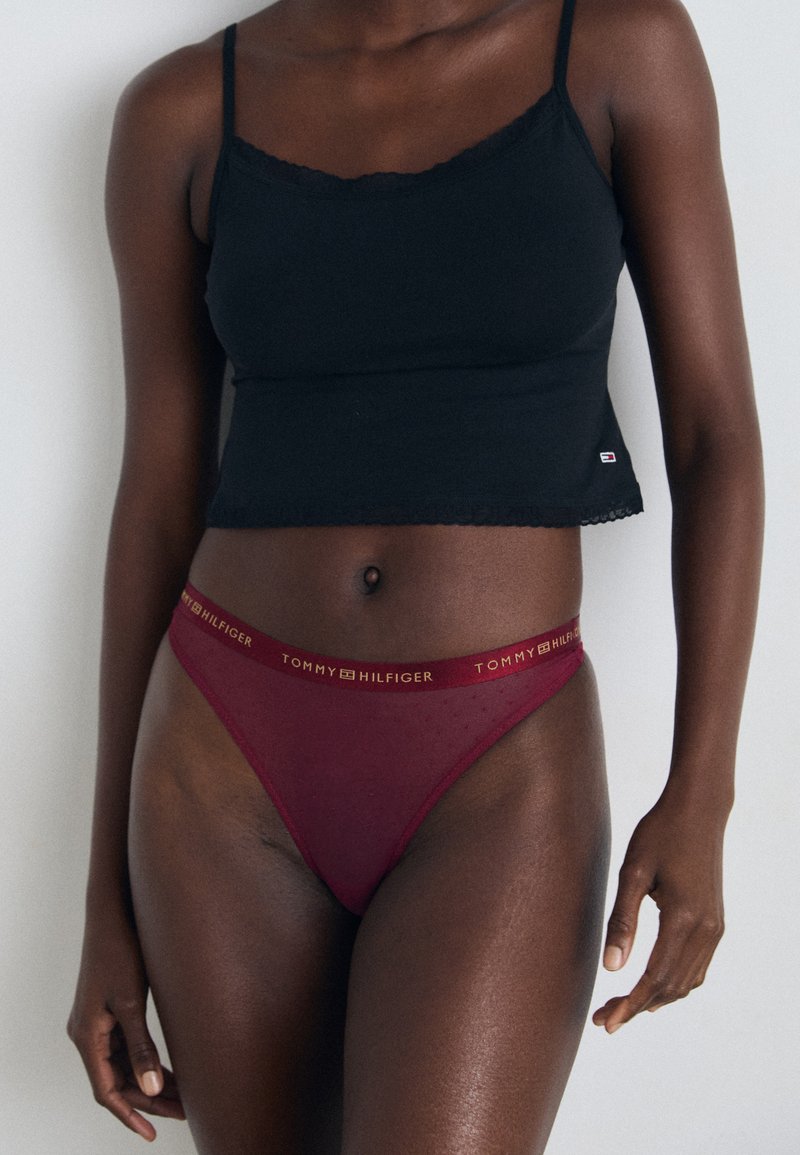Tommy Hilfiger SINGLE THONG GIFTING - Thong - rouge