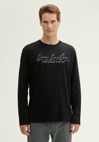 TOM TAILOR Langarmshirt - black