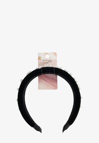 REVOLUTION PEARL VELVET HEADBAND BLACK - Hair Styling Accessory - black