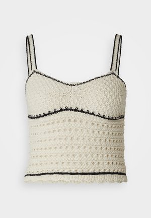 ONLY, MINNIE LIFE SWEETHEART - Topp - birch/black