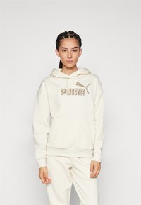 Puma ANIMAL HOODIE  - Jersey con capucha - alpine snow