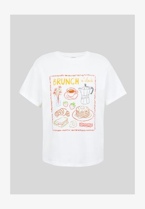 Even&Odd, T-shirt imprimé - white