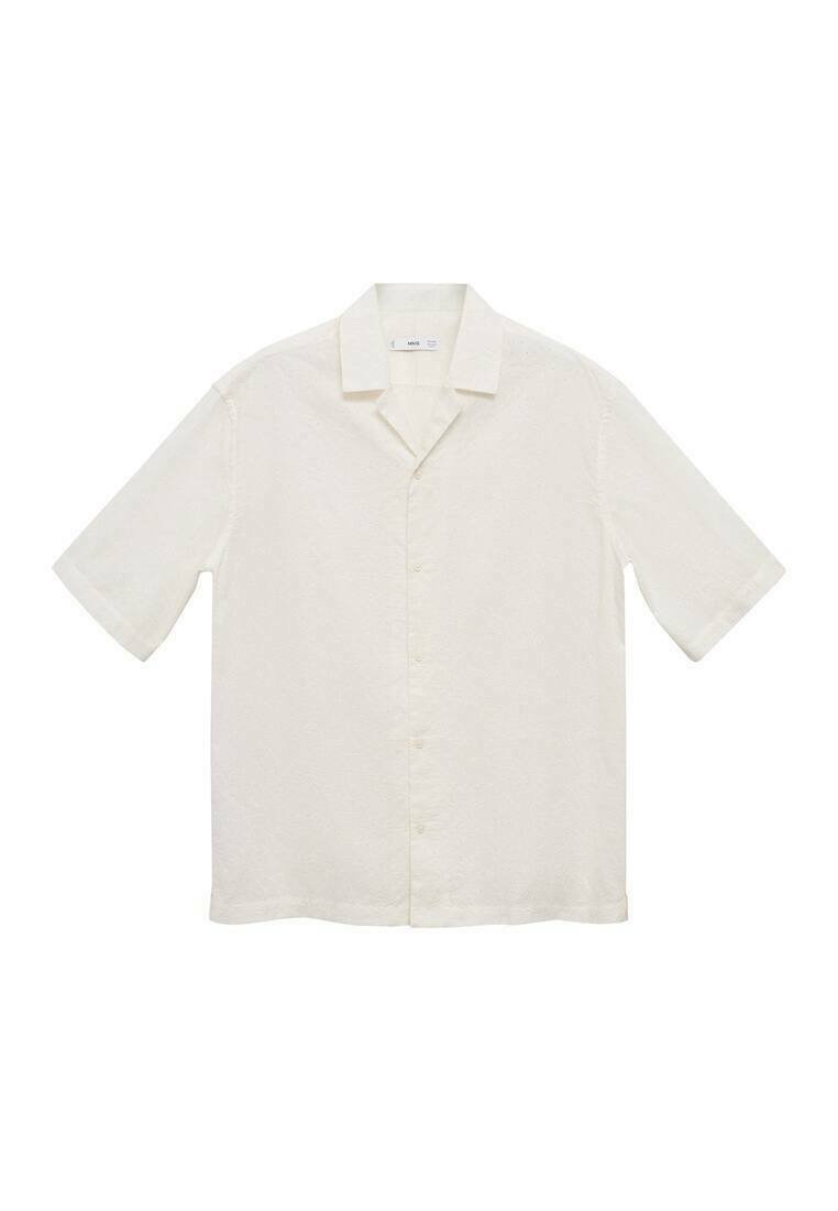 Mango Overhemd crème