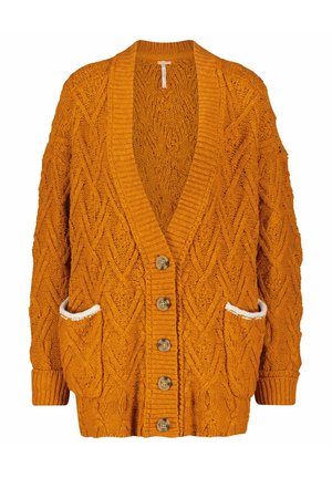 Chaqueta de punto - cognac