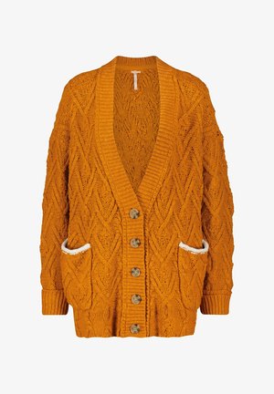 Free People Cardigan - cognac