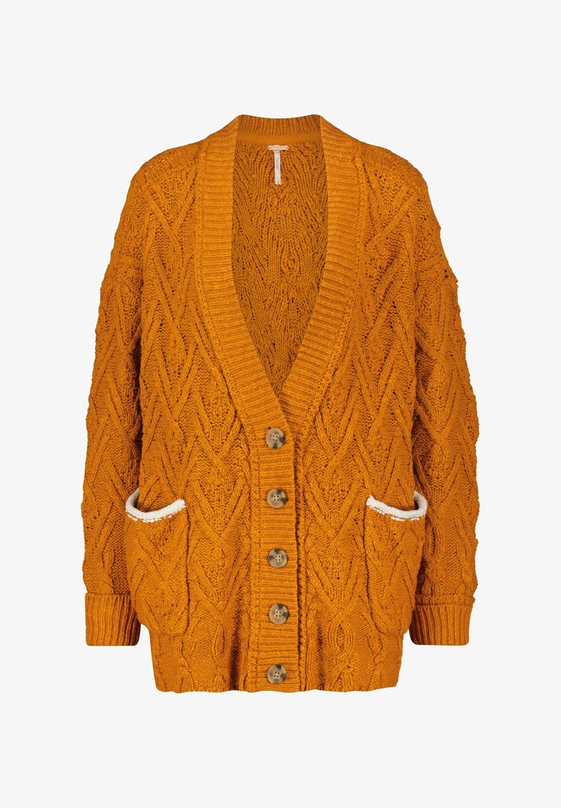 Free People Kardigan - cognac