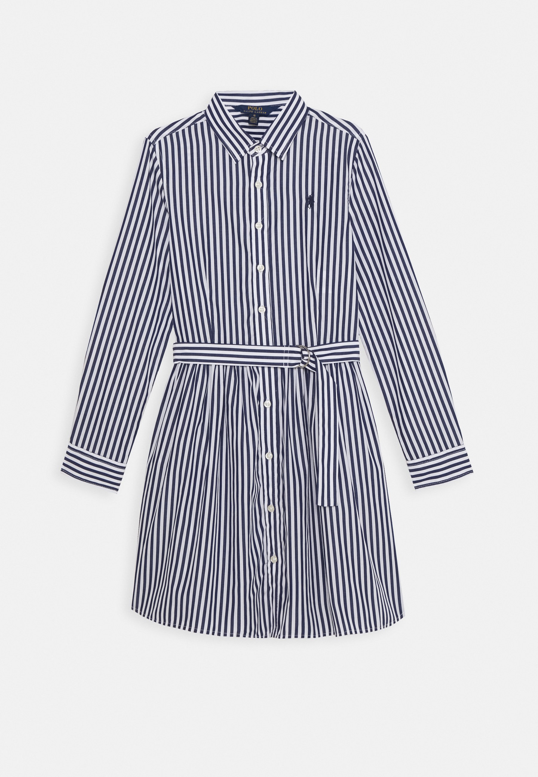 Polo Ralph Lauren Bengal Dresses Blusenkleid Navy Blau Zalando De 