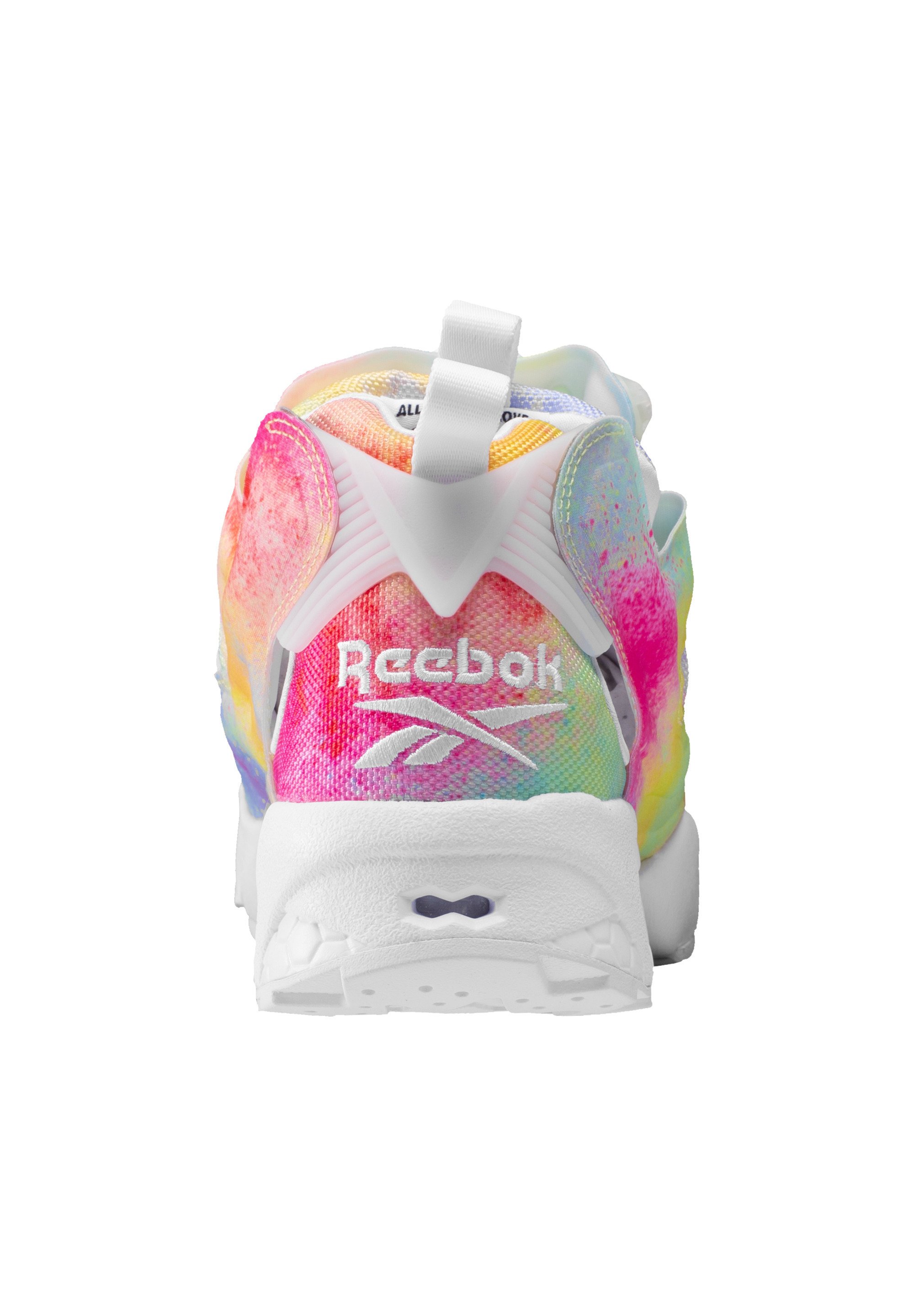reebok multi coloured trainers