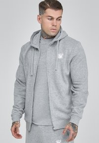 ESSENTIALS - Sudadera con cremallera - grey marl