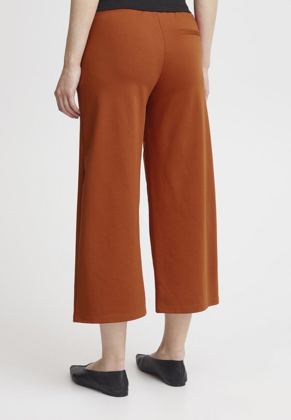 KATE SUS WIDE - Trousers - rooibos tea3
