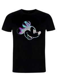 Disney DISNEY CLASSIC MICKEY NEON SLICK MICK UNISEX - Camiseta estampada - black