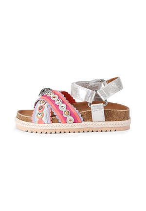 Kurt Geiger London, MINI KENSINGTON ESPADRILLE - Sandals - fuschia cmb