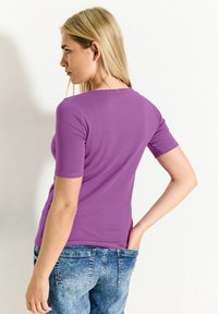 Cecil IN UNIFARBE - T-shirt basic - lila