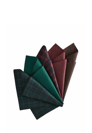 FESTIVE CHRISTMAS 5 PACK - Einstecktuch - multicolour geometric