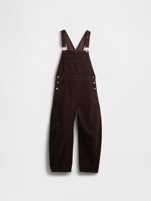 HORSESHOE OVERALL DARK BROWN - Hängselbyxor - dark brown