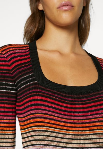 Missoni DRESS - Rochie maxi - multicolor/red/white/black