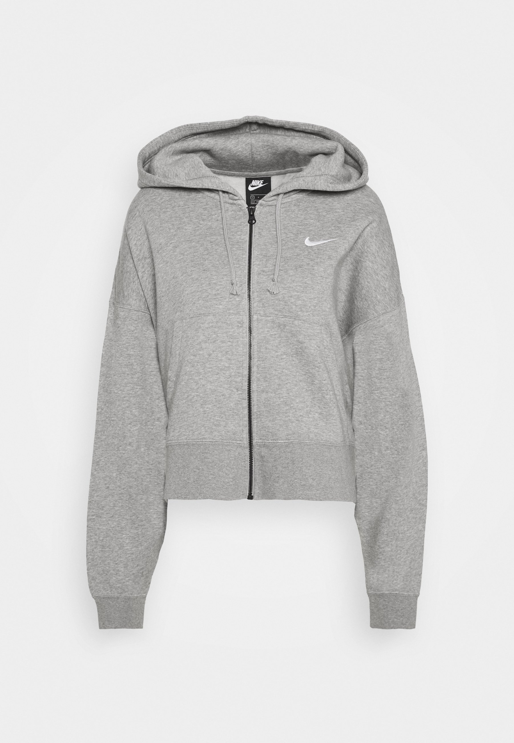 Nike Sportswear TREND Sweatjacke dark grey heatherwhite Nike Performance DRY HOODIE Sweatjacke dark grey heather